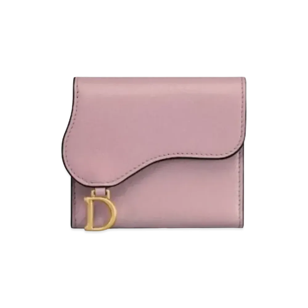 Dior Saddle Lotus Wallet "Antique Pink"