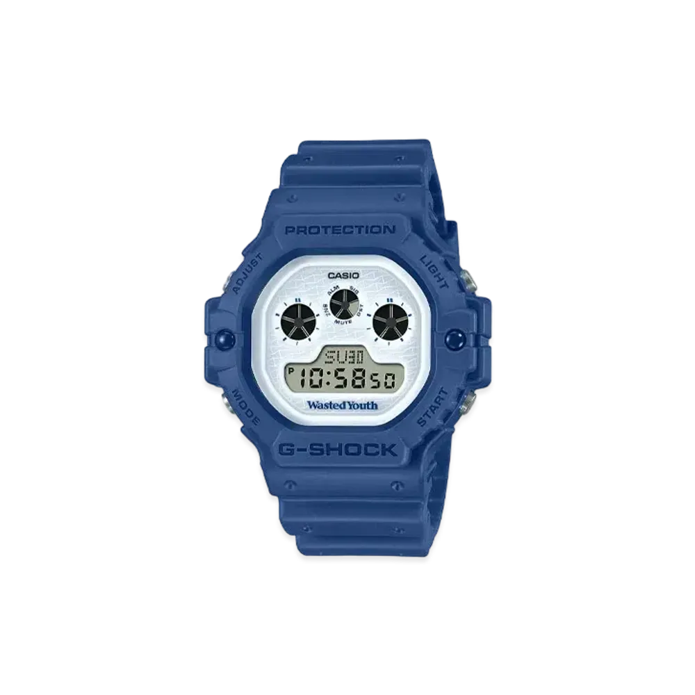 Wasted Youth x G-Shock DW-5900WY-2JR "Blue" / VERDY