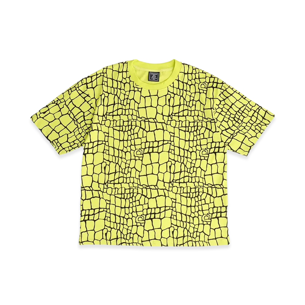 MIN-NANO x ADWYSD Croc Print Tee "Volt"