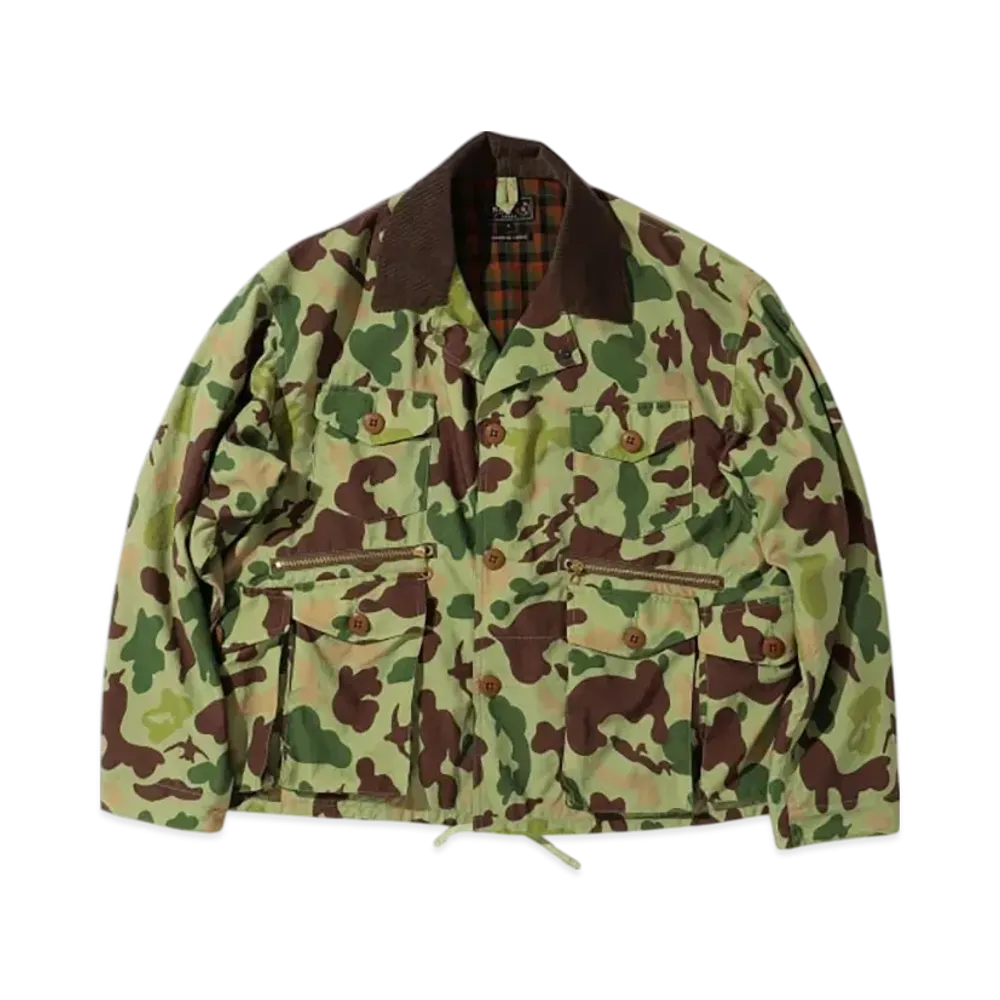 BEAMS Fishunting Jacket Animal Camo "Olive"