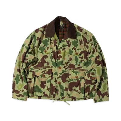 BEAMS Fishunting Jacket Animal Camo "Olive"