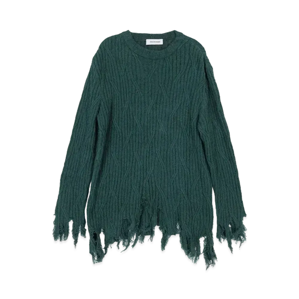 KIKO KOSTADINOV Cedid Crewneck Jumper "Pine Green"