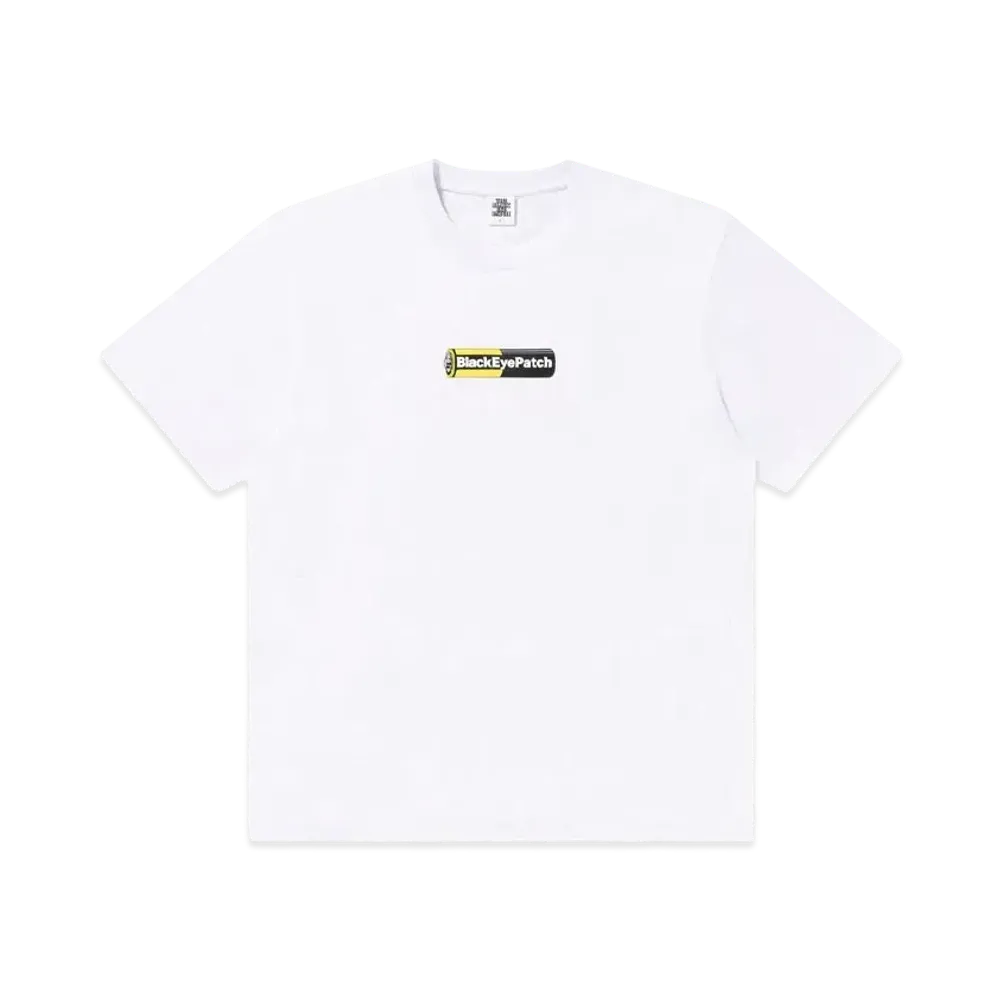 BlackEyePatch Battery Logo Tee "White"