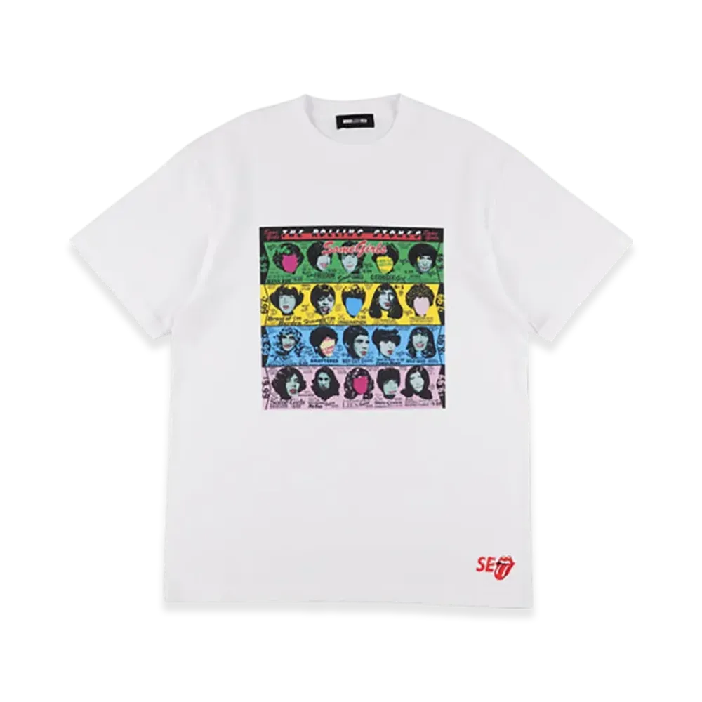 WIND AND SEA x The Rolling Stones Some Girls Tee "White"