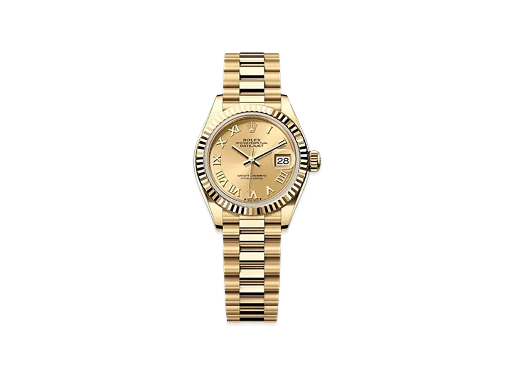 ROLEX Lady-Datejust 28mm Yellow Gold 279178 "Champagne-colour"