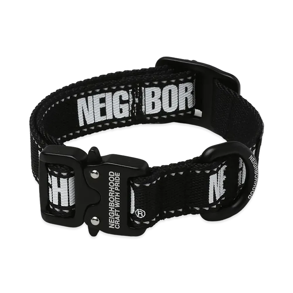 NEIGHBORHOOD Dog Collar Narrow "Black"