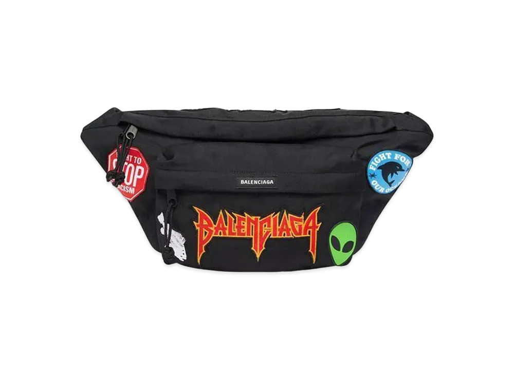 BALENCIAGA Explorer XXL Beltpack "Black"
