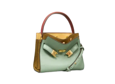 Tory Burch Lee Radziwill Petite Double Bag "Rivulet"