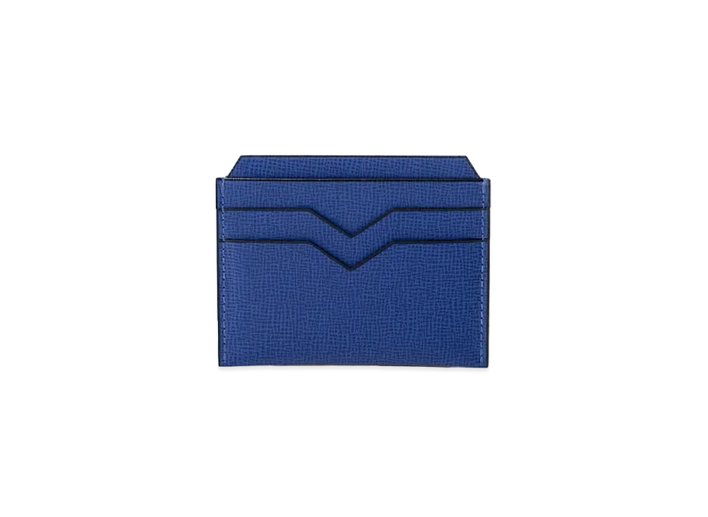 Valextra Credit Card Holder 6 Card "Royal Blue"