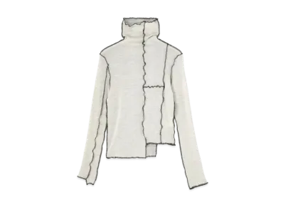 Yohji Yamamoto Y's RIVER TEREKO HIGH NECK "Off White"