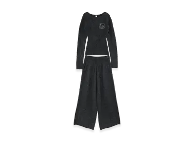 ANDMARY Women's Emblem Set Up "Gray"