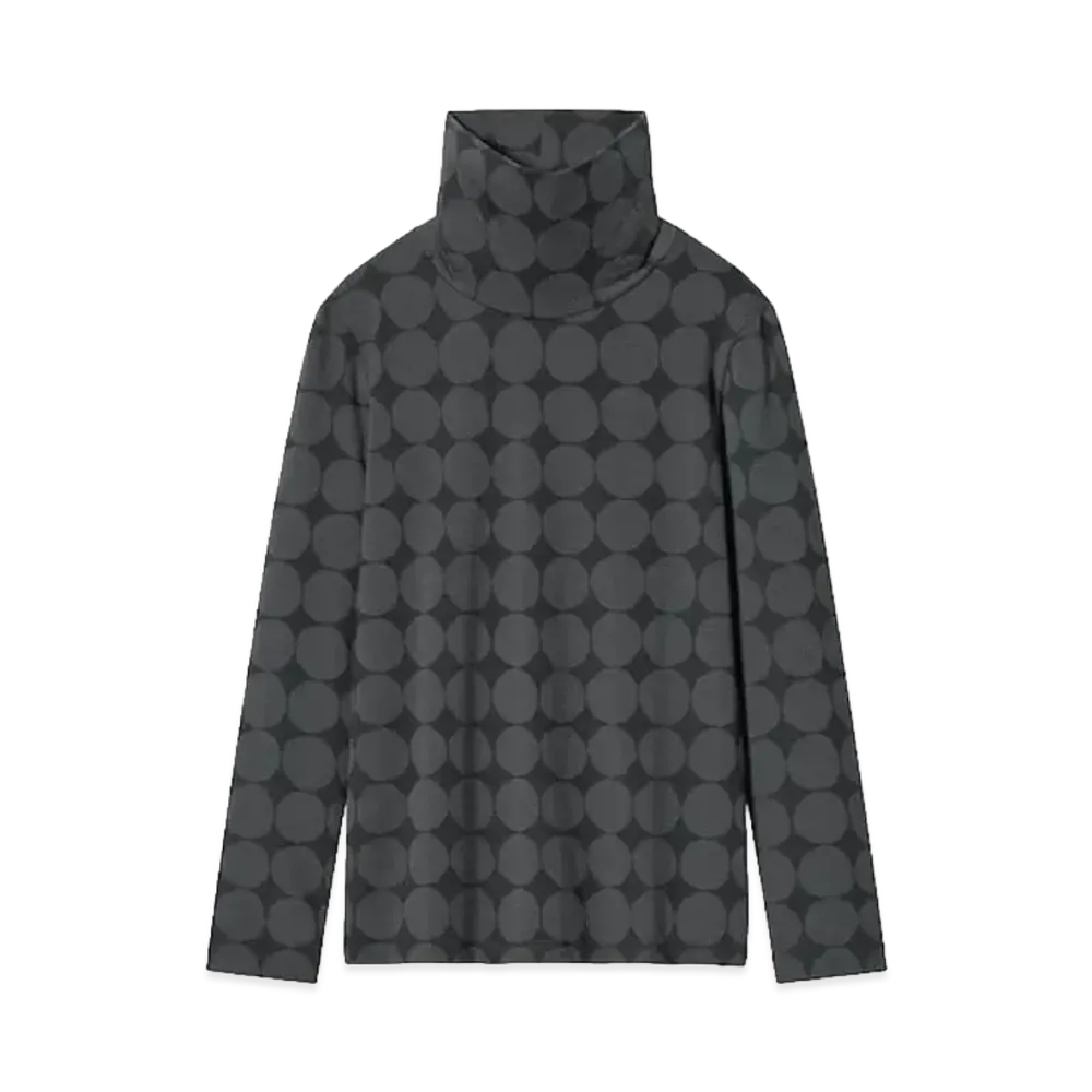 Uniqlo x Marimekko Heattech Turtleneck T Kids "Dark Gray"