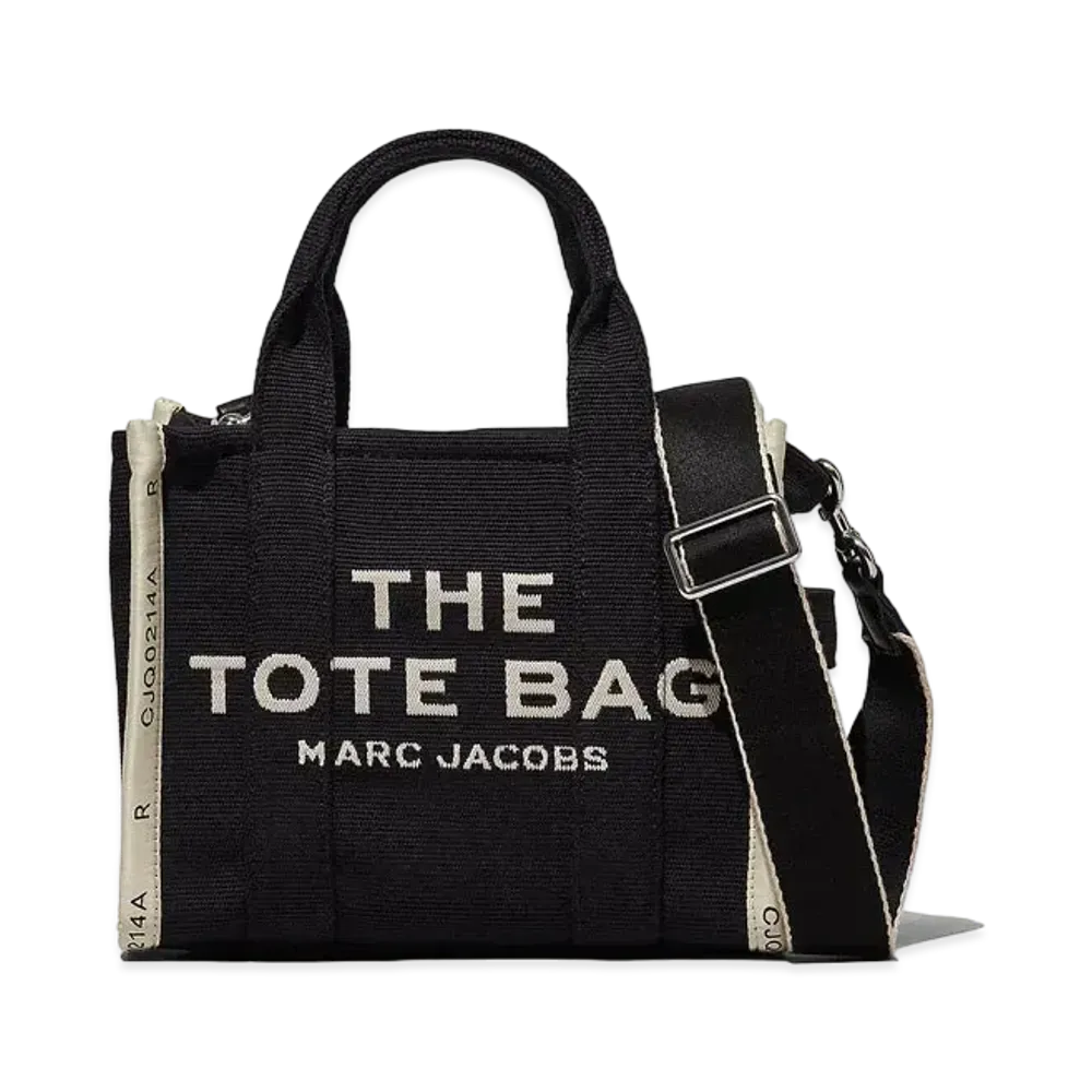 Marc Jacobs The Jacquard Small Tote Bag "Black"