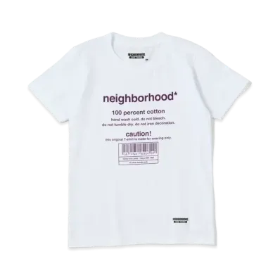 NEIGHBORHOOD OT-5 / C-TEE . SS "White"