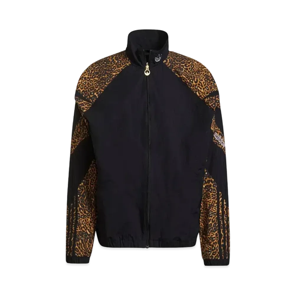 ADIDAS SPRT ANIMAL PRINT SHARK WOVEN TRACK TOP "Beige Tone/Mesa/Black"