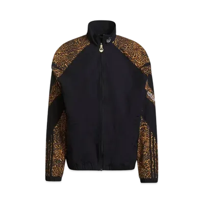 ADIDAS SPRT ANIMAL PRINT SHARK WOVEN TRACK TOP "Beige Tone/Mesa/Black"