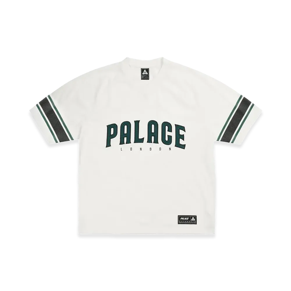 PALACE Satin The Park Mesh Jersey "White"