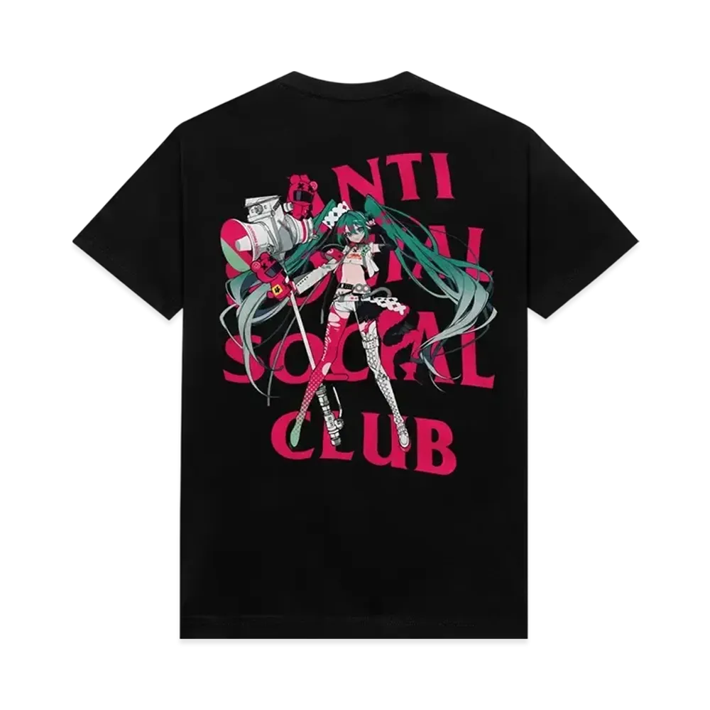 ANTI SOCIAL SOCIAL CLUB x Goodsmile Racing Virtual Echo Tee "Black"
