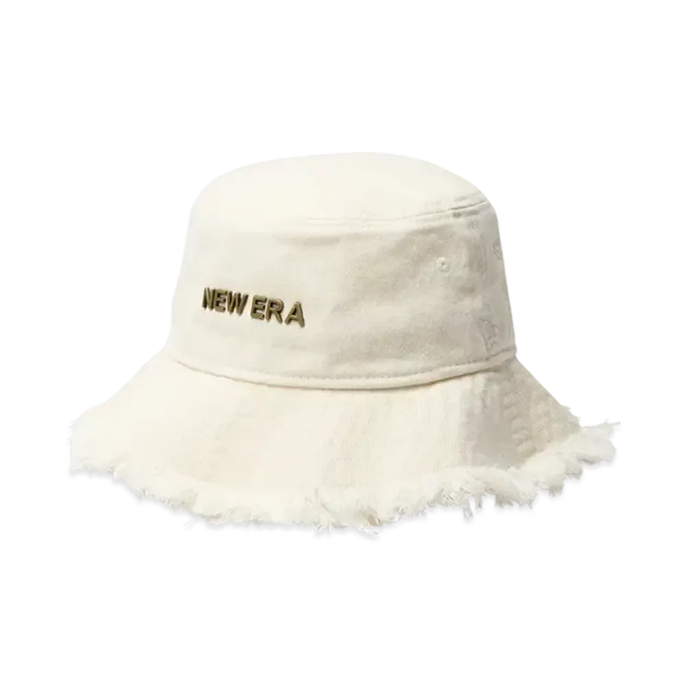NEW ERA Bucket 01 Cut Off Metal Logo "Chrome White"