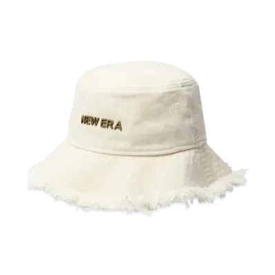 NEW ERA Bucket 01 Cut Off Metal Logo "Chrome White"