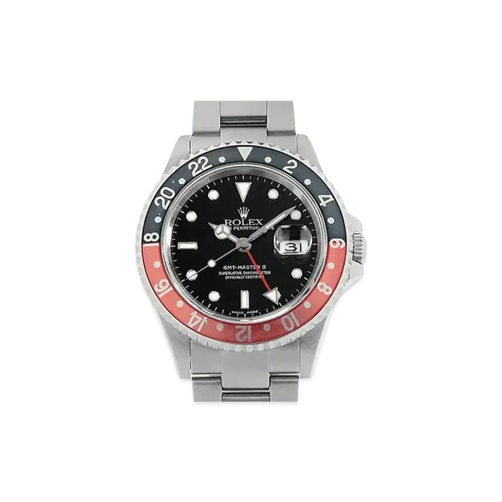 ROLEX GMT Master II "Black/Stainless Steel"