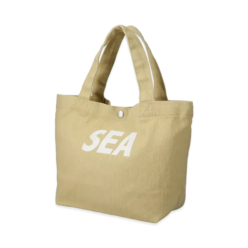 WIND AND SEA Faded Mini Tote Bag "Mustard"