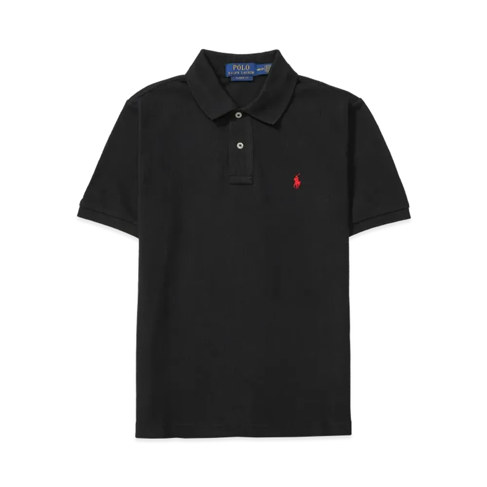 Polo Ralph Lauren Boys Short-Sleeve Basic Mesh Polo Shirt "Poloblack"