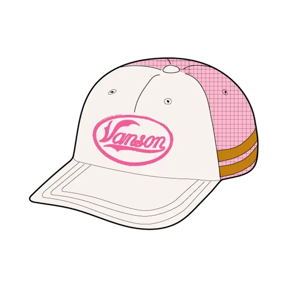 Supreme x Vanson Leathers Mesh Back 6-Panel "White"