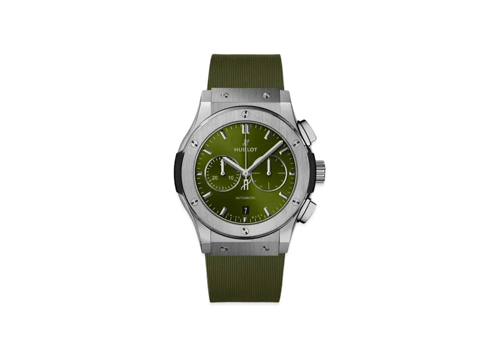 HUBLOT Classic Fusion Chronograph Titanium Green 42mm