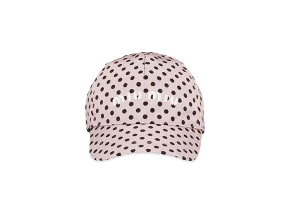 MIU MIU Printfay Baseball Cap "Jemma/Nero"