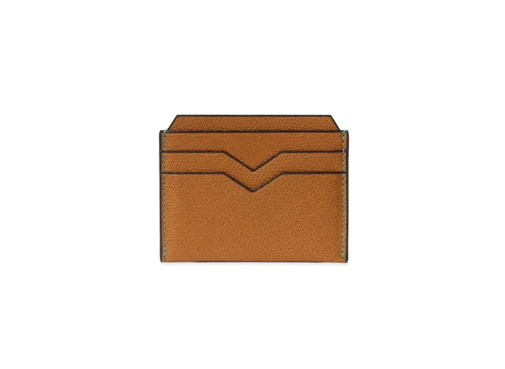 Valextra Credit Card Holder 6 Card "Havana"