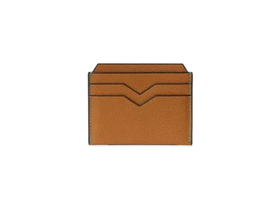 Valextra Credit Card Holder 6 Card "Havana"