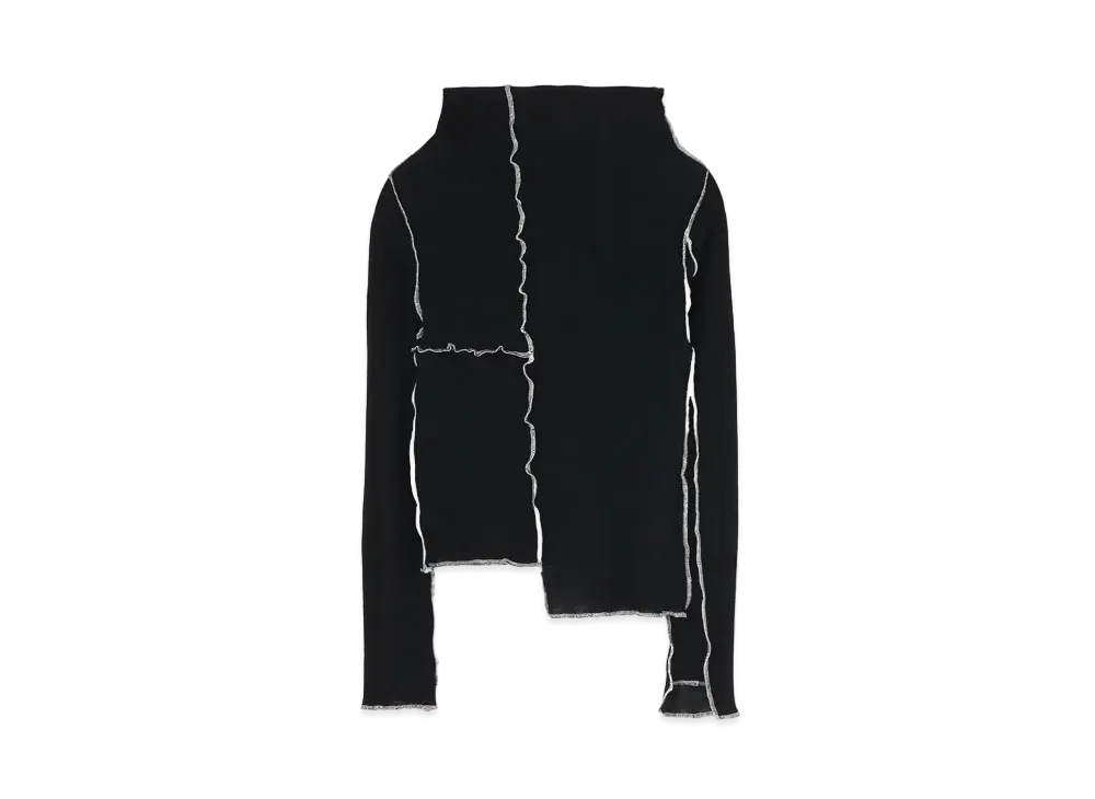 Yohji Yamamoto Y's RIVER TEREKO OFF NECK "Black"