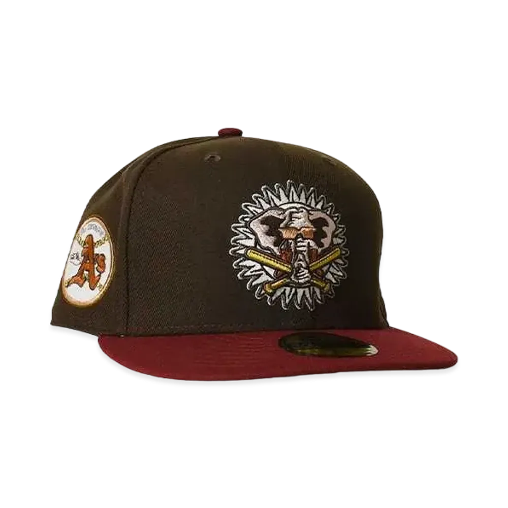 NEW ERA Oakland Athletics the swingin' A's "BROWN×MAROON"