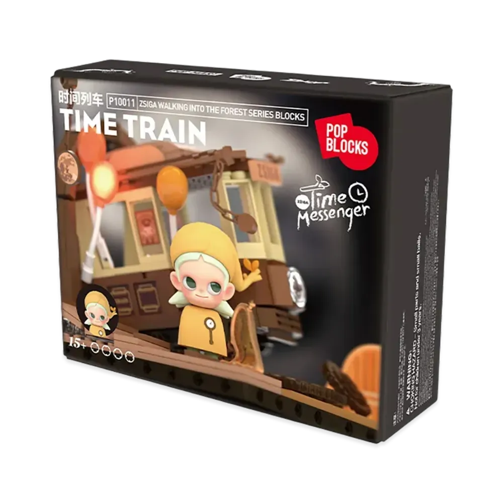 POP MART ZSIGA Walking Into The Forest Series Block Time Train