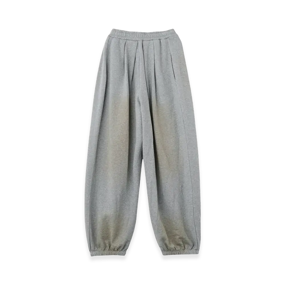 X-Girl Women's Spray Print Balloon Sweat Pants "Ash"