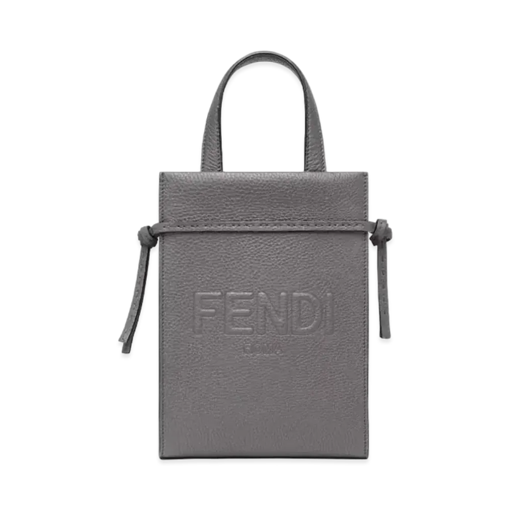FENDI Roma Go To Shopper Mini "Gray"