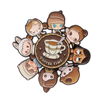 POP MART POP BEAN Coffee Factory Series - Spinning Badge