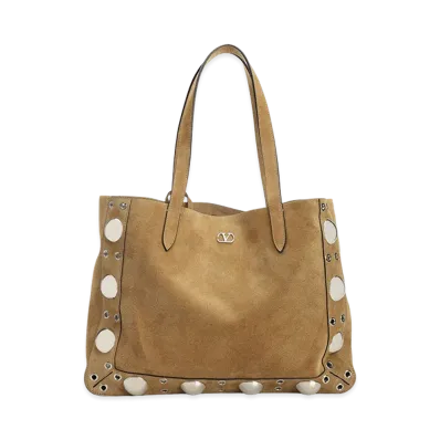 Valentino Women's "Nellcote" Shopping Bag "Brown"