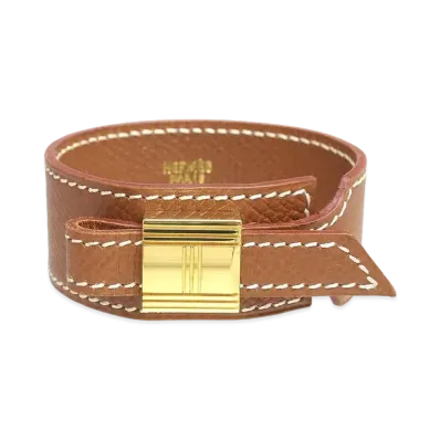 Hermes Artemis Cadena Motif Bangle "Gold"