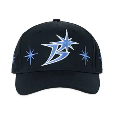 BoTT B Logo Sparkle Structured 5-Panel Cap "Black"
