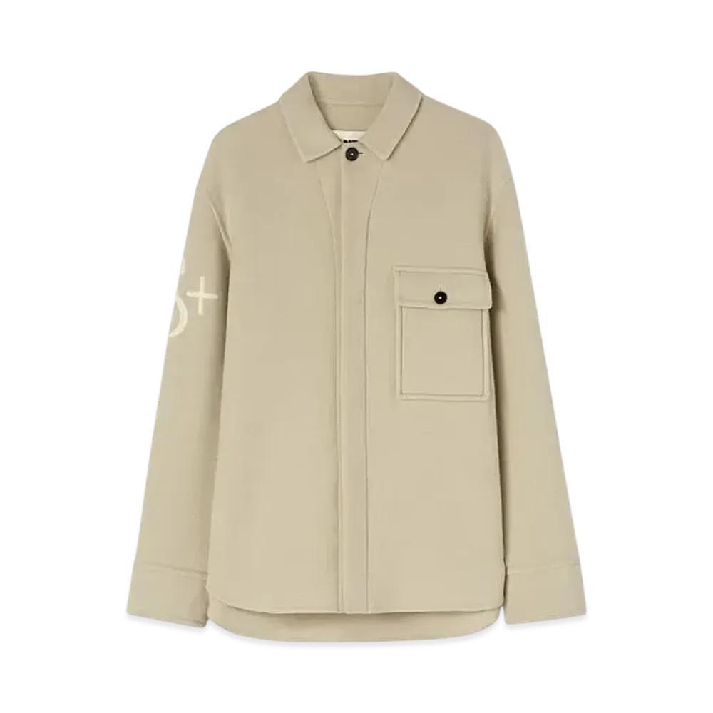 Jil Sander Men's Shirt Jacket "Raw Cotton"