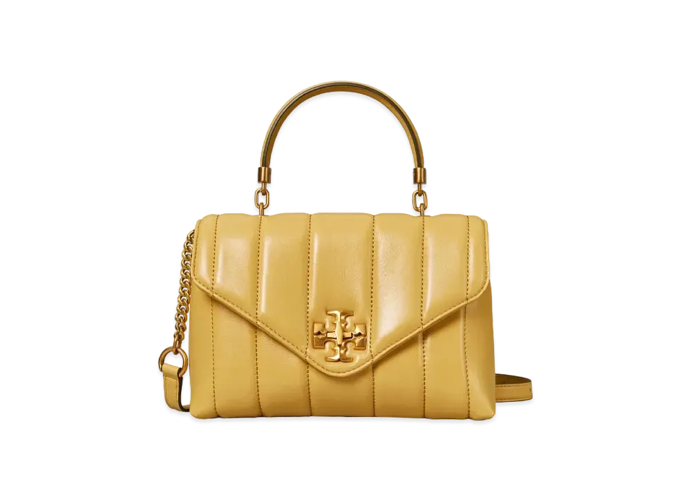 Tory Burch Kira Quilted Small Satchel "Yellow"
