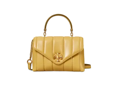 Tory Burch Kira Quilted Small Satchel "Yellow"