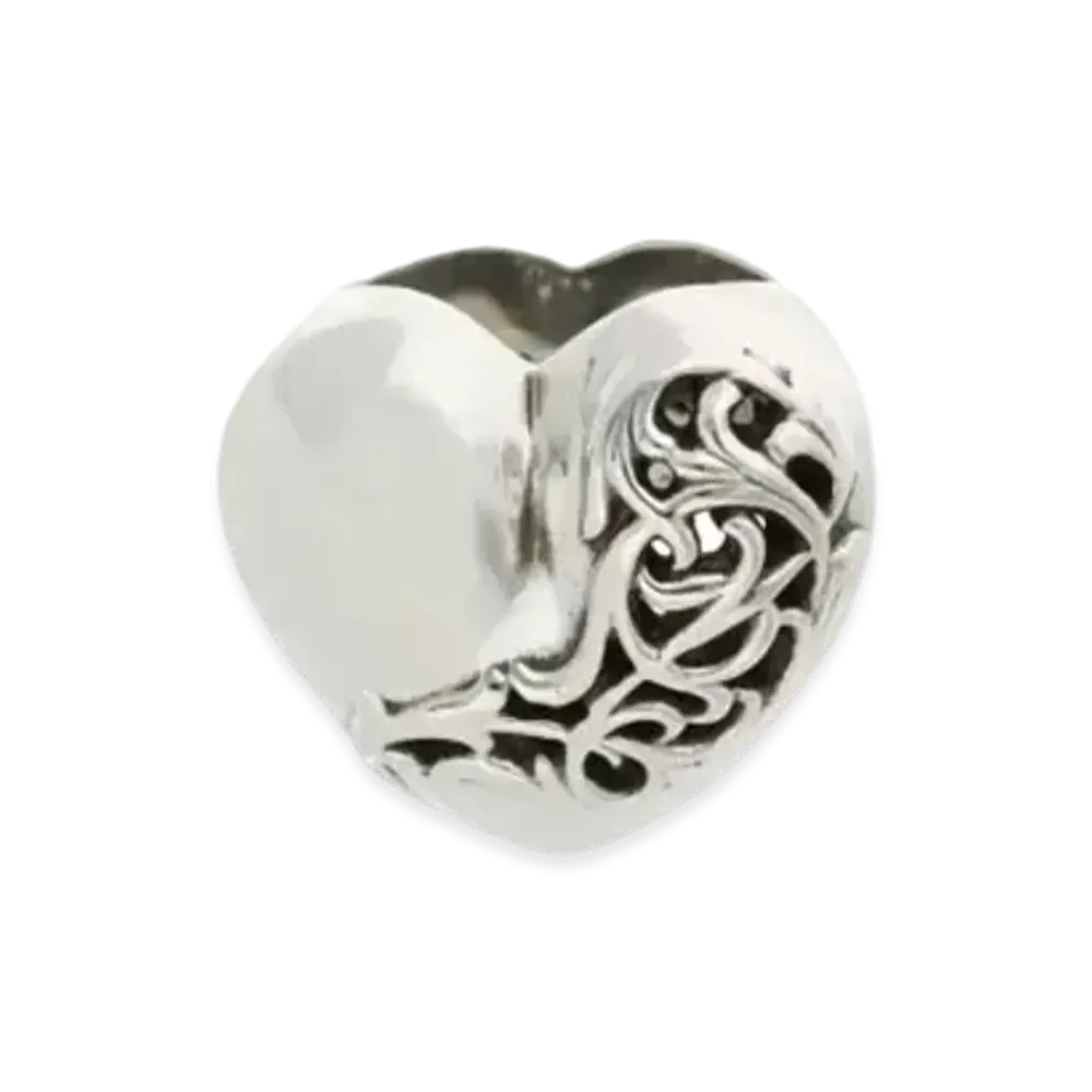 Chrome Hearts Large Heart Ring "Silver"