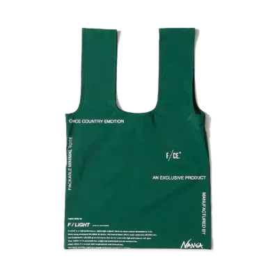 F/CE. x NANGA F/Light Eco Tote "Green"