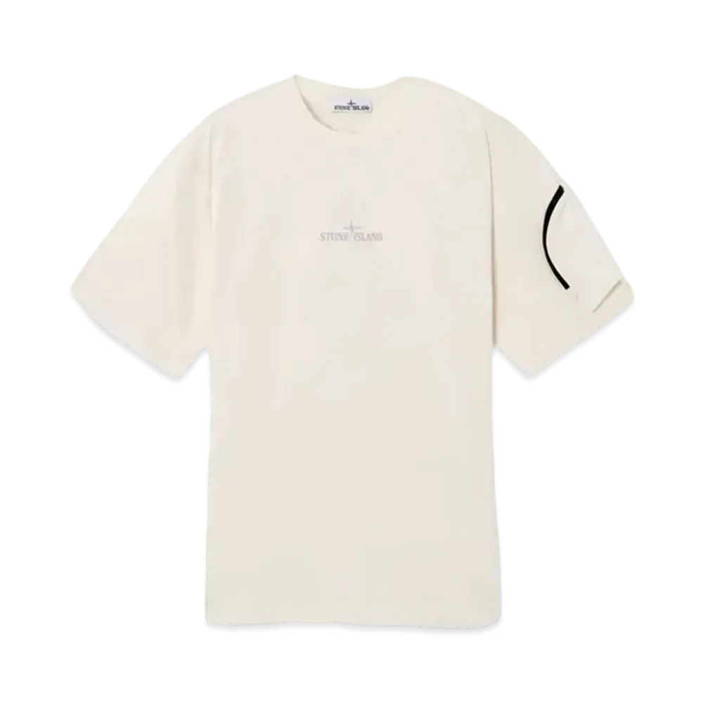 Stone Island 2100004 Combed Organic Cotton Jersey "Ivory"