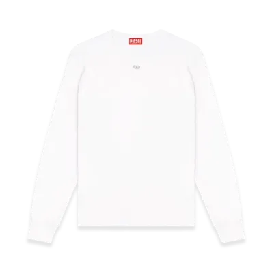 Diesel T-Madjust-Ls-Tr Long Sleeve T-Shirt "White"