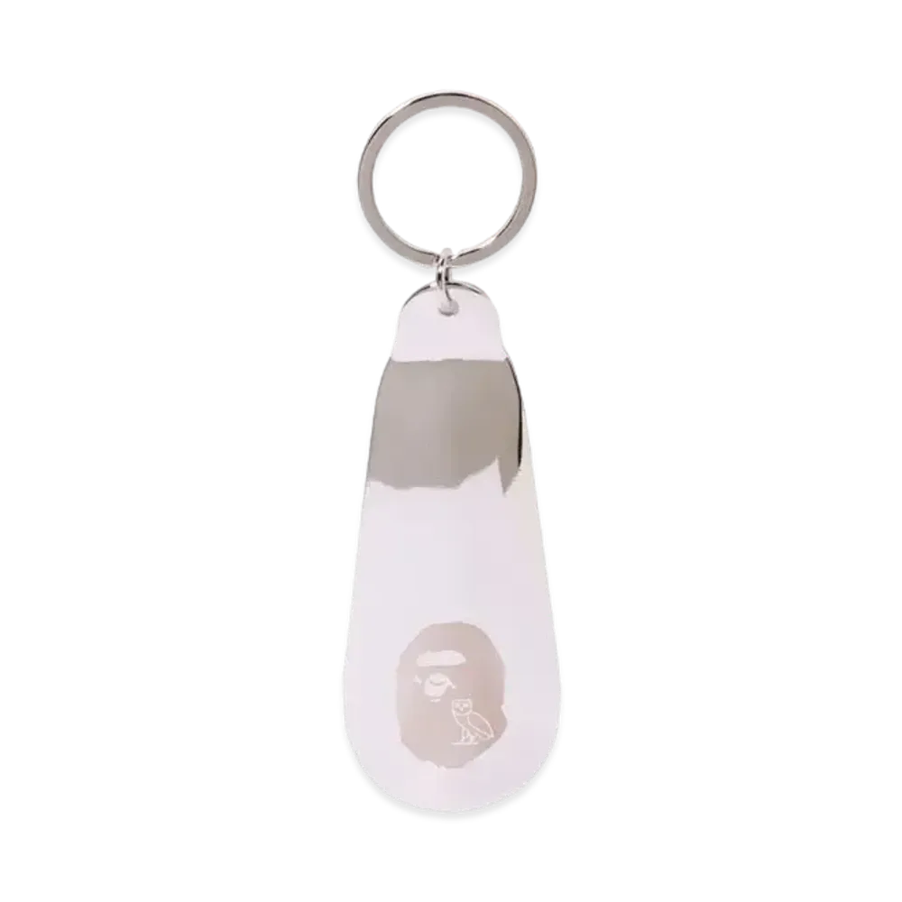A BATHING APE x OVO Shoehorn "Silver"