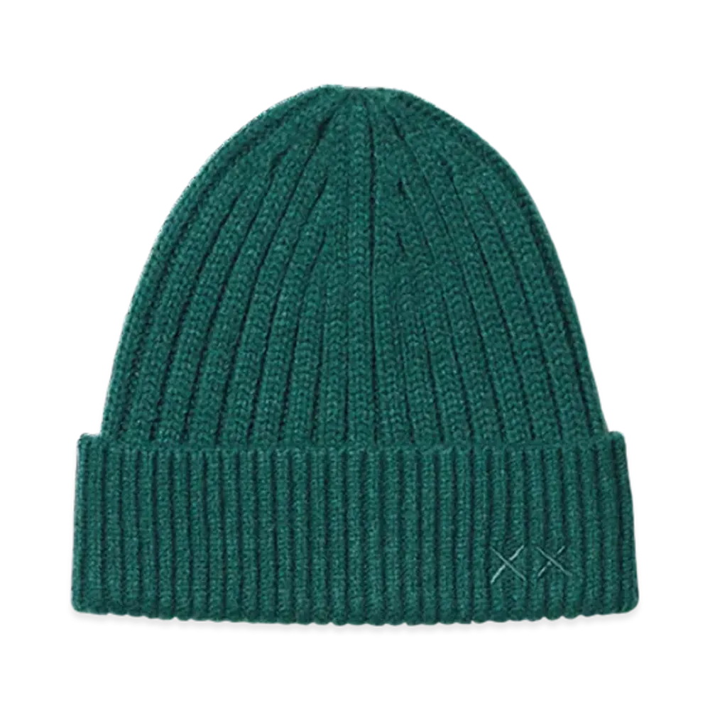 Uniqlo x KAWS Winter Heattech Knit Cap "Green"
